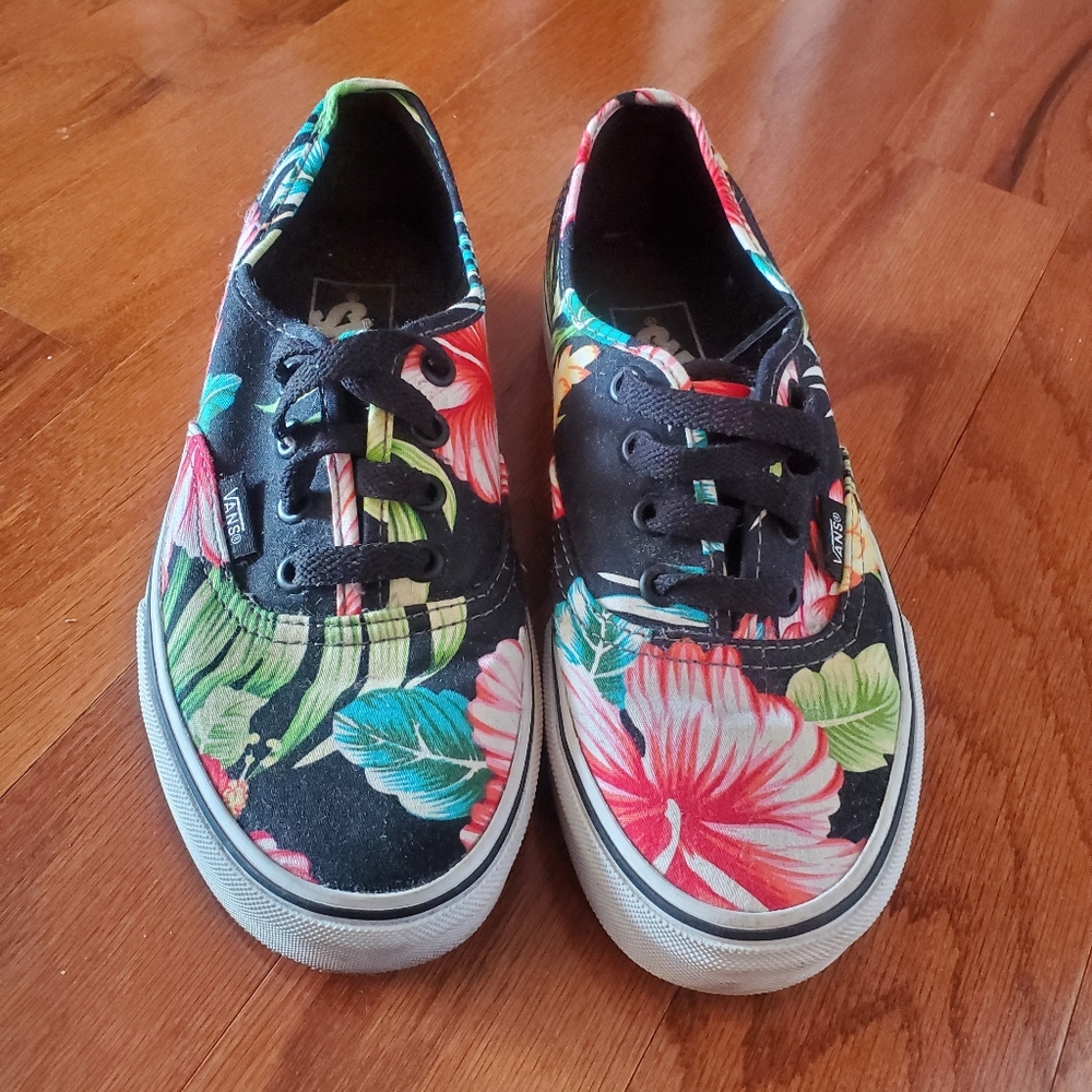 Tropical Floral Vans